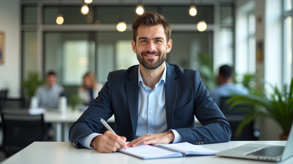 Espace de travail professionnel avec outils de gestion du temps